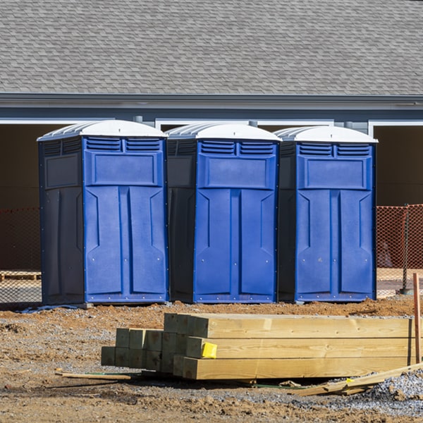 can i customize the exterior of the portable toilets with my event logo or branding in Franklin Springs